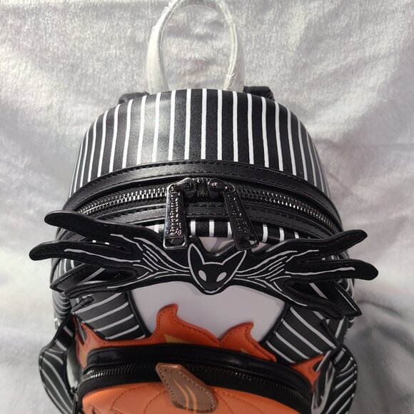 Loungefly Disney Nightmare Before Christmas Jack Pumpkin Head Backpack Glow NWT - Picture 10 of 11